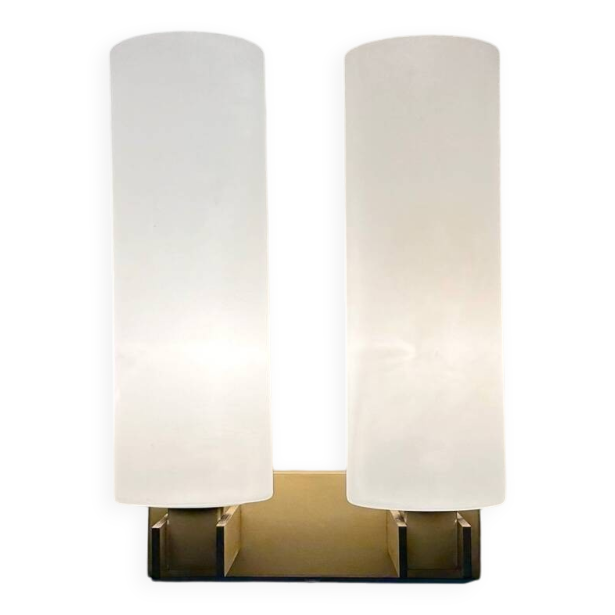 Opal glass Wall Lamp model C-1515/2 by Raak, 1960s | Mid-century Design