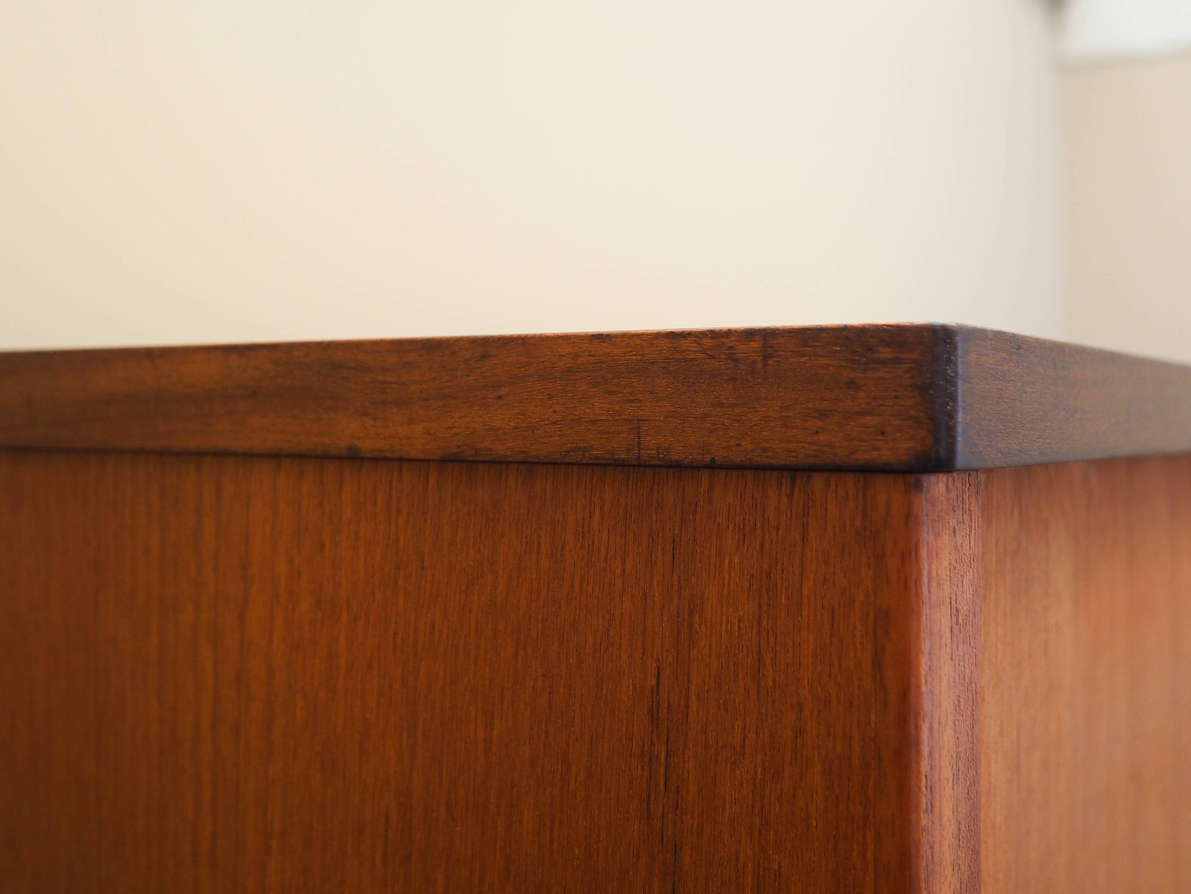 Teak wardrobe, Danish design, 1960s, manufacturer: Denmark