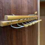 English Art Deco walnut penderie