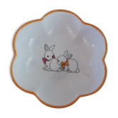 Coupelle motif lapins