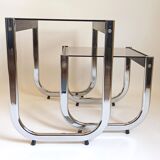 Pair of side tables 70s