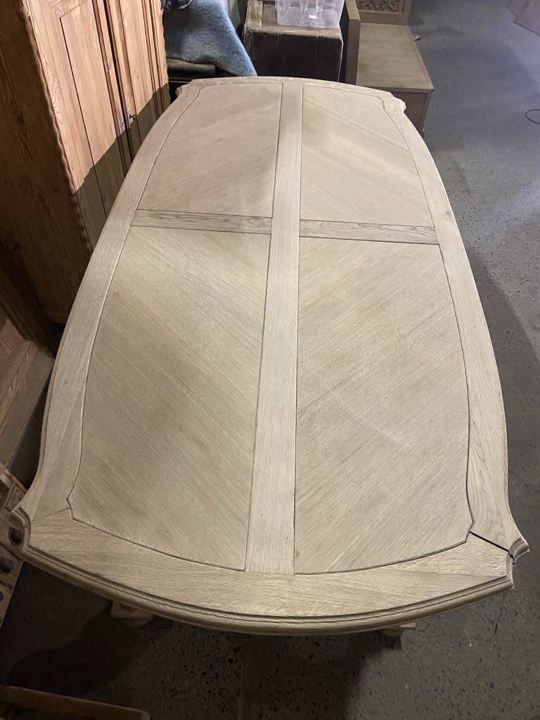 Large table in raw wood