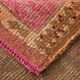 3x11 Faded Pink & Brown Vintage Runner Rug,