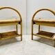 Tables de chevet en rotin