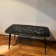 Glass coffee table 50's