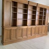 Library, solid wood wardrobe