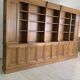 Library, solid wood wardrobe