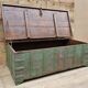 Old coffee table - Burmese teak chest