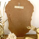 Old baroque gold mirror - 33x47cm