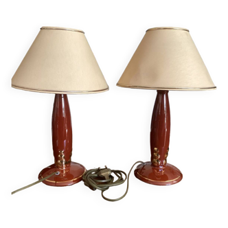 Paire de lampes Louis Drimmer