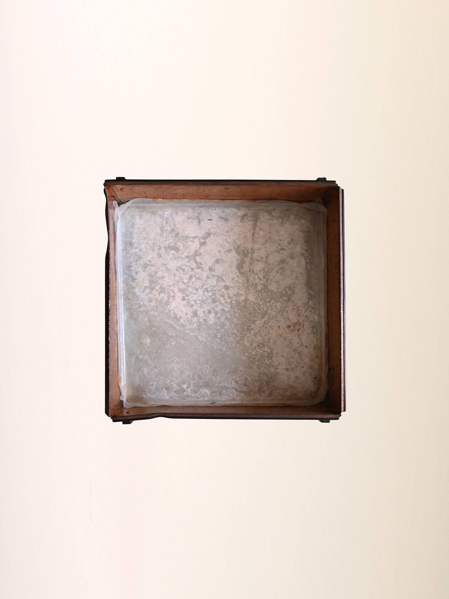 Vintage metal planter