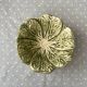 Set of 3 vintage ceramic salad bowls with cabbage leaves