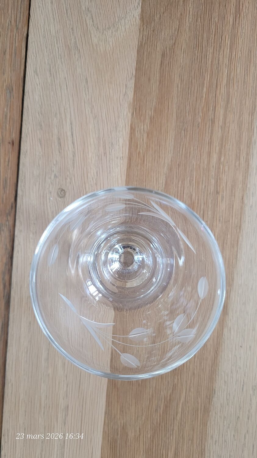 10 vintage wine glasses