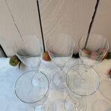 17 Baccarat crystal flutes, Dom Pérignon model