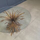 Vintage sheaf of wheat Coco Chanel coffee table, 1960s