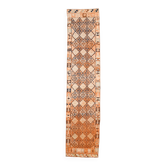 Tapis coureur vintage moderne super doux bleu marine, 83x371 cm