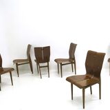 Six chaises vintage en bois courbé dans le style d'Ilmari Tapiovaara, Finlande