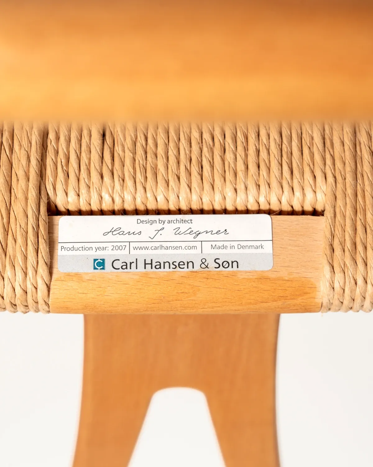 Set of four CH24 “Wishbone Chairs” by Hans J. Wegner, design 1950