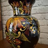 Vintage HVM Hungarian Black Vase