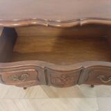 Louis XV style chest of drawers - 2 drawers - Curved feet - 1980s