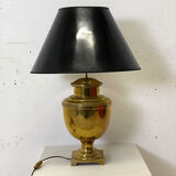 Vintage 70's golden metal lamp