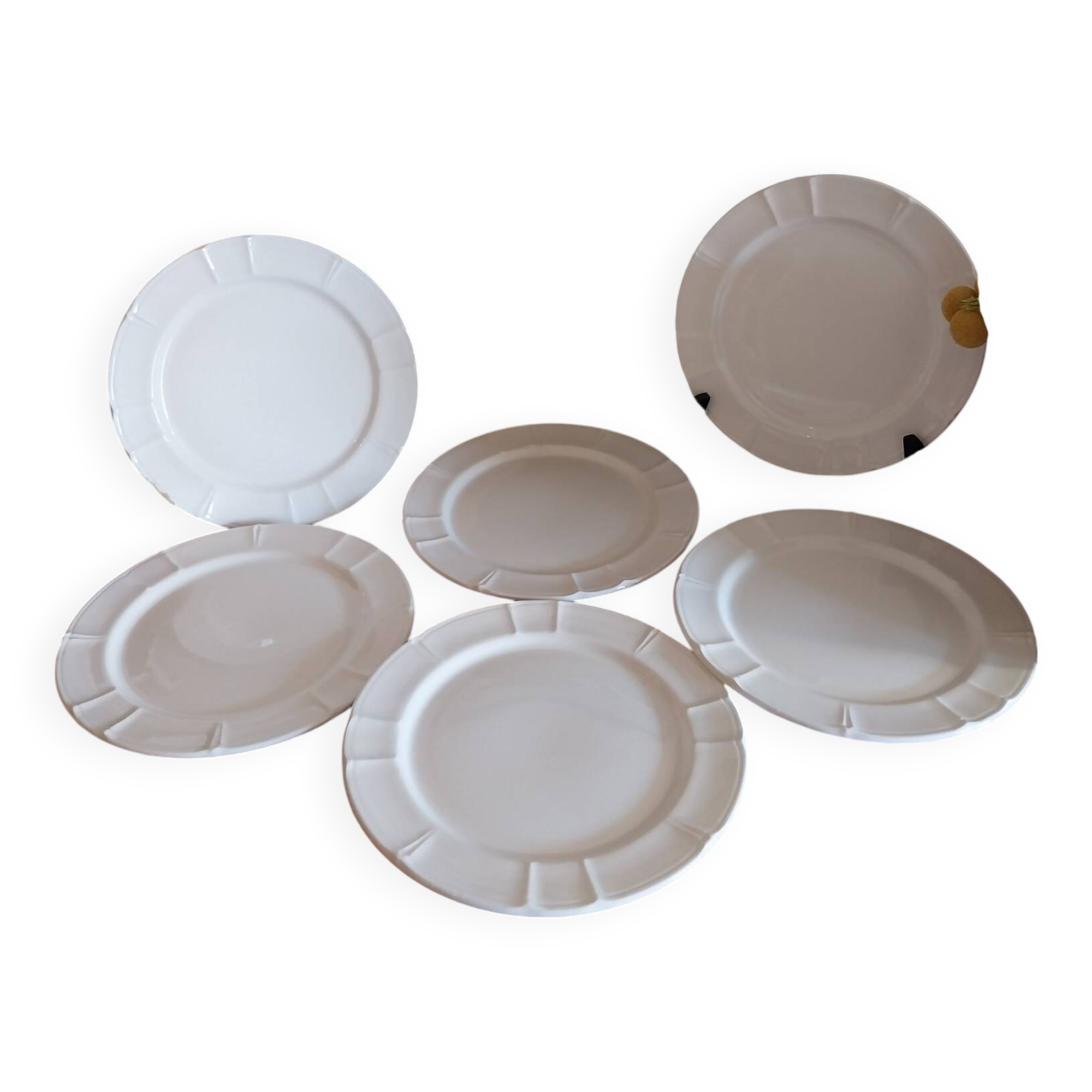 Assiettes à hors d'œuvre en céramique Italiennes