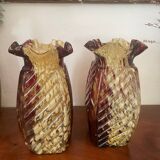 Pair of Clichy vases