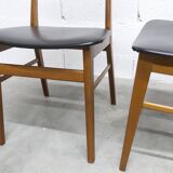 Set of 4 Farstrup Mobler chairs model 210 Danish Scandinavian 1960