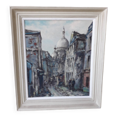 Painting painting Montmartre Raymond Besse