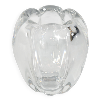 Swedish Grace Crystal Glass Vase Stella Polaris by Vicke Lindstrand for Orrefors