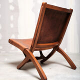 Set of 4 Angel’s Pazmino folding chairs, 1960’s