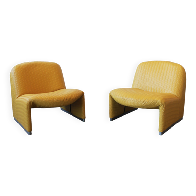 Paire de fauteuils Alky par Giancarlo Piretti pour Castelli