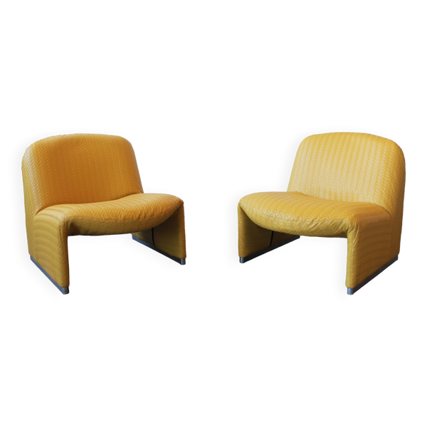 Paire de fauteuils Alky par Giancarlo Piretti pour Castelli