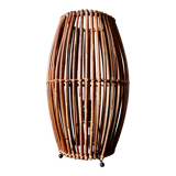 Rattan accent lamp