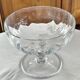large fruit bowl on a pedestal in Sèvres crystal from the 1950s