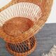 Seventies rotan mid century chair