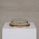 German Mid-Century Ceiling or Wall Frosted Glass and Brass Light Sconce