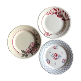 Assiettes à dessert Digoin Sarreguemines