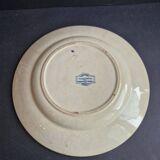 Old Sarreguemines and Digoin ironstone dish with bird motifs