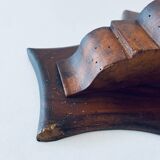 Antique wooden wall shelf