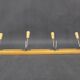 1960s Mid-century Wooden Wall Hanger, Czechoslovakia