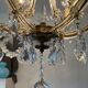 Old Venetian chandelier in crystal and bronze