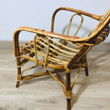 Rattan armchair for children