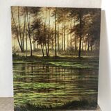 Landscape of the Fontainebleau forest