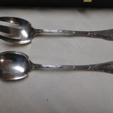 Ménagère Christofle ancien modèle rubans croises en métal argenté
