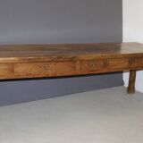 19th Century Walnut Farm Table
