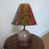 Ceramic and wool lamp