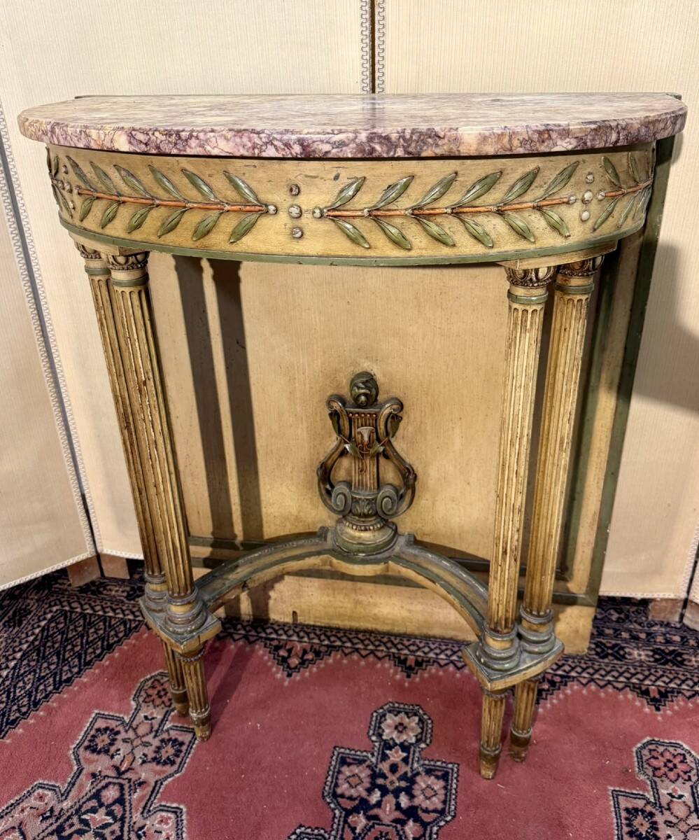Console de boiserie de style Louis XVI époque XIXeme
