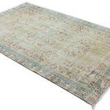 Anatolian handmade vintage rug 272 cm x 162 cm