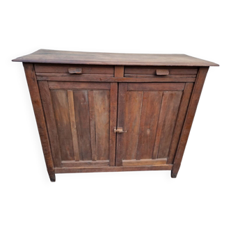 Antique Parisian sideboard with 2 doors and 2 drawers